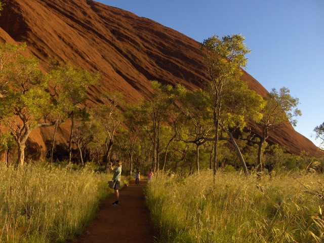 Uluru Base Walk Wanderung im Roten Zentrum, Northern Territory