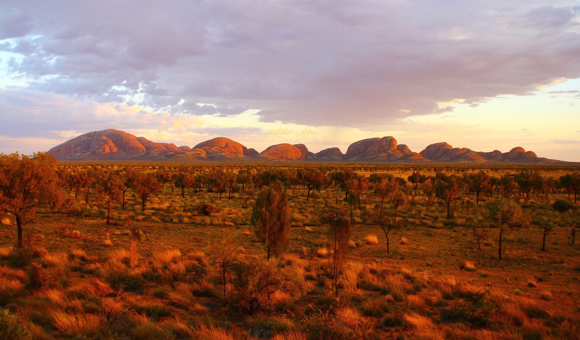 Felsformation Olgas im Roten Zentrum, Northern Territory