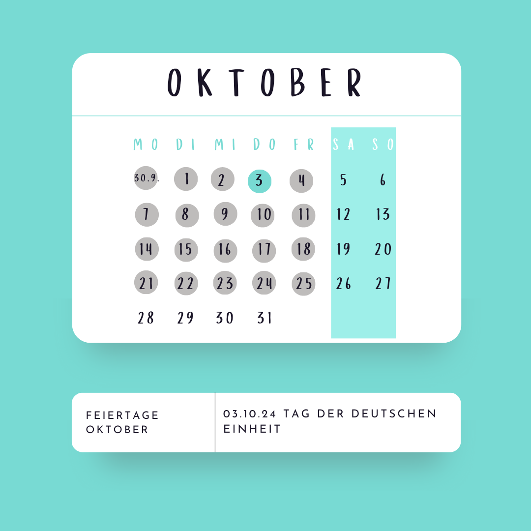 Brückentage 2024 Oktober