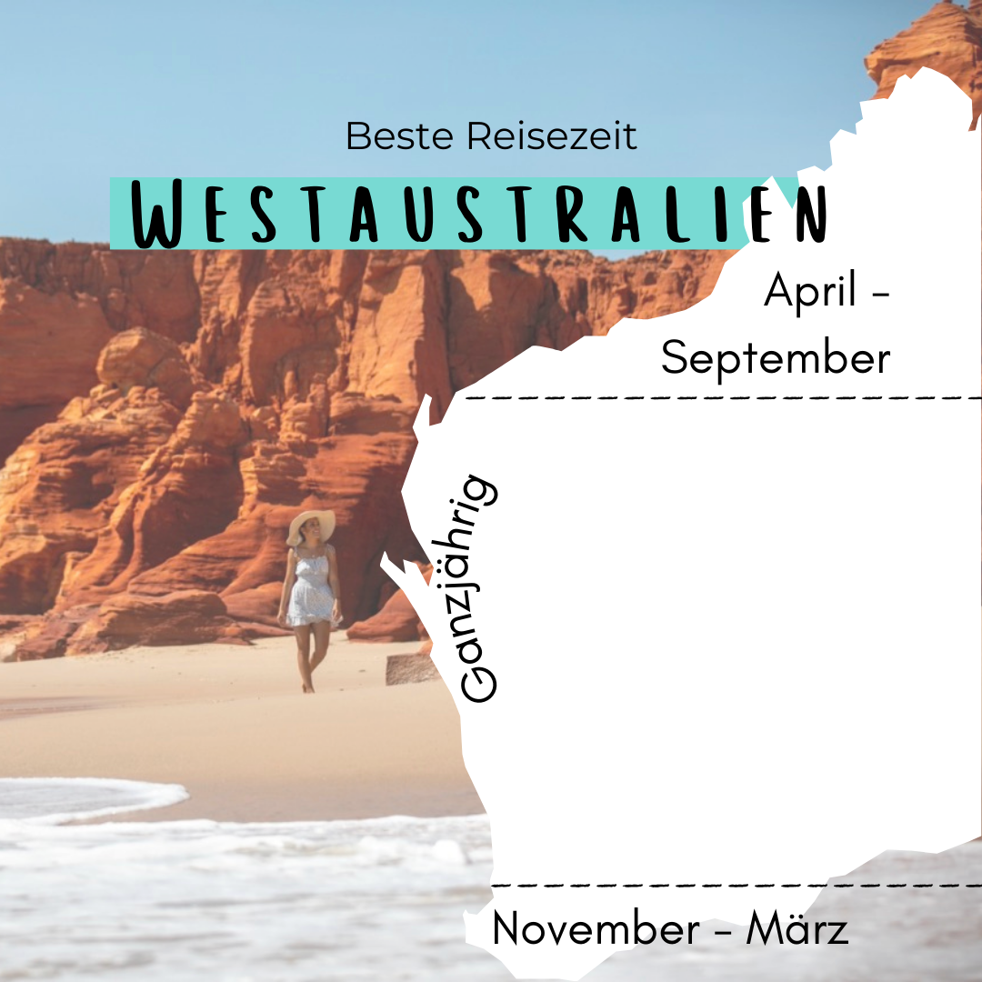 Beste Reisezeit Westaustralien